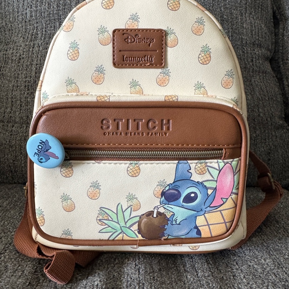 Loungefly Disney Lilo and Stitch Pineapple Mini Backpack